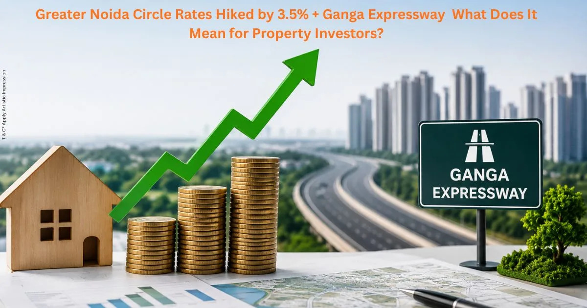 Greater Noida Circle Rates Hiked by 3.5% + Ganga Expressway What Does It Mean for Property Investors?